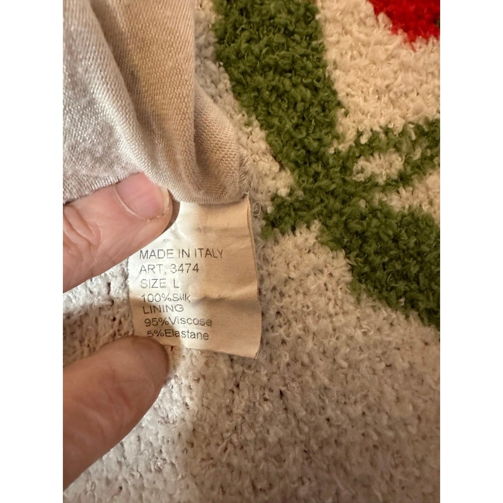 Made in Italy 100% Silk top - Picture 7 of 7